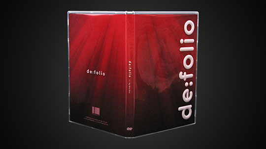 Image of the exterior of the DVD case of de:folio.